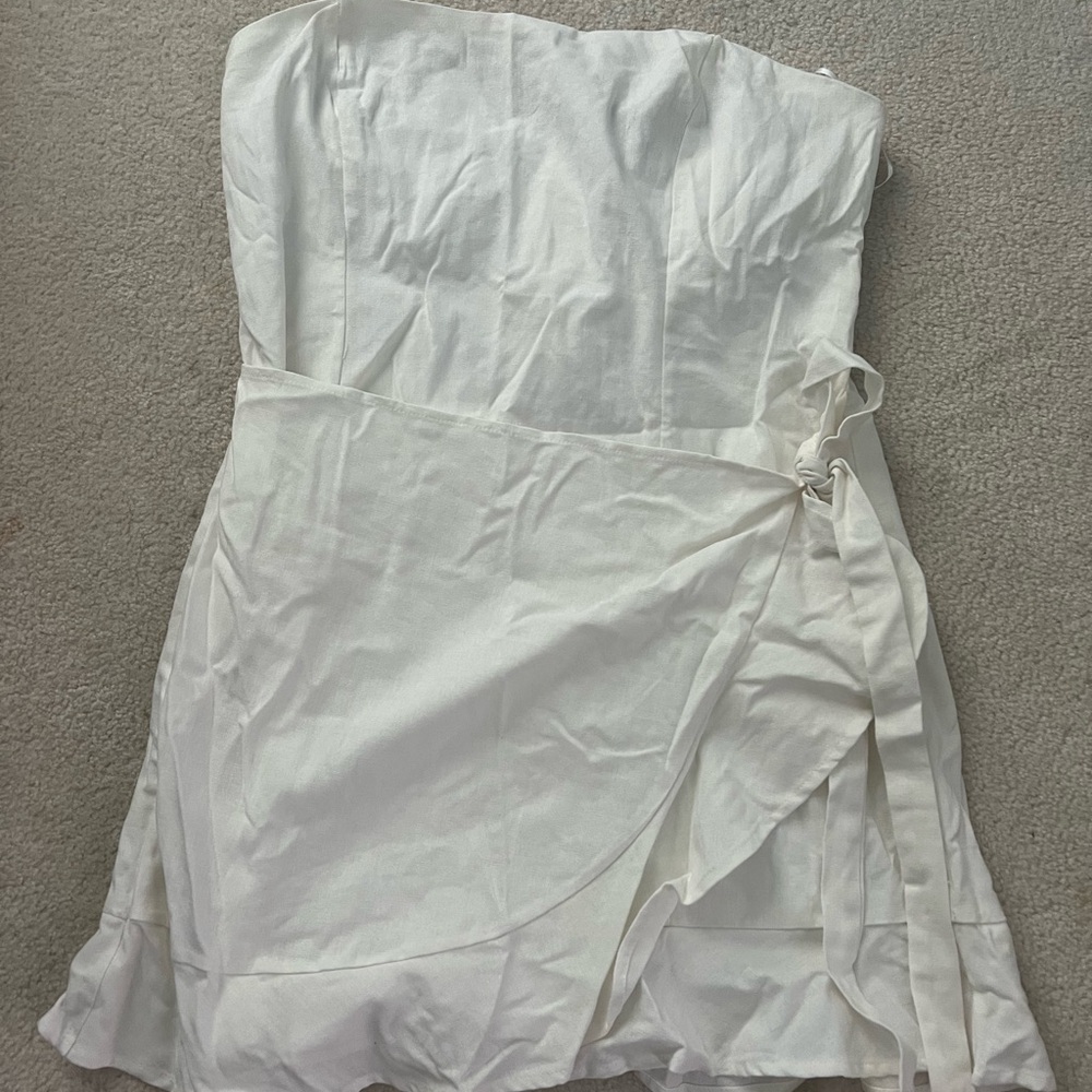Princess Polly White Strapless Sheath Dress